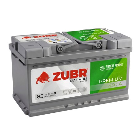 ZUBR Premium 85Ah R+